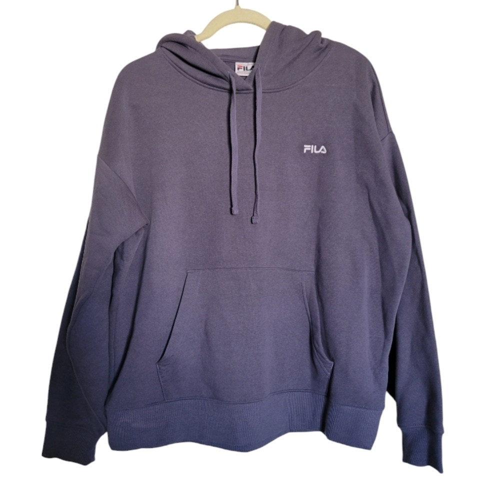 Fila Purple Hooded Sweatshirt
